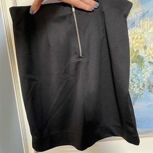 Womens leather mini skirt